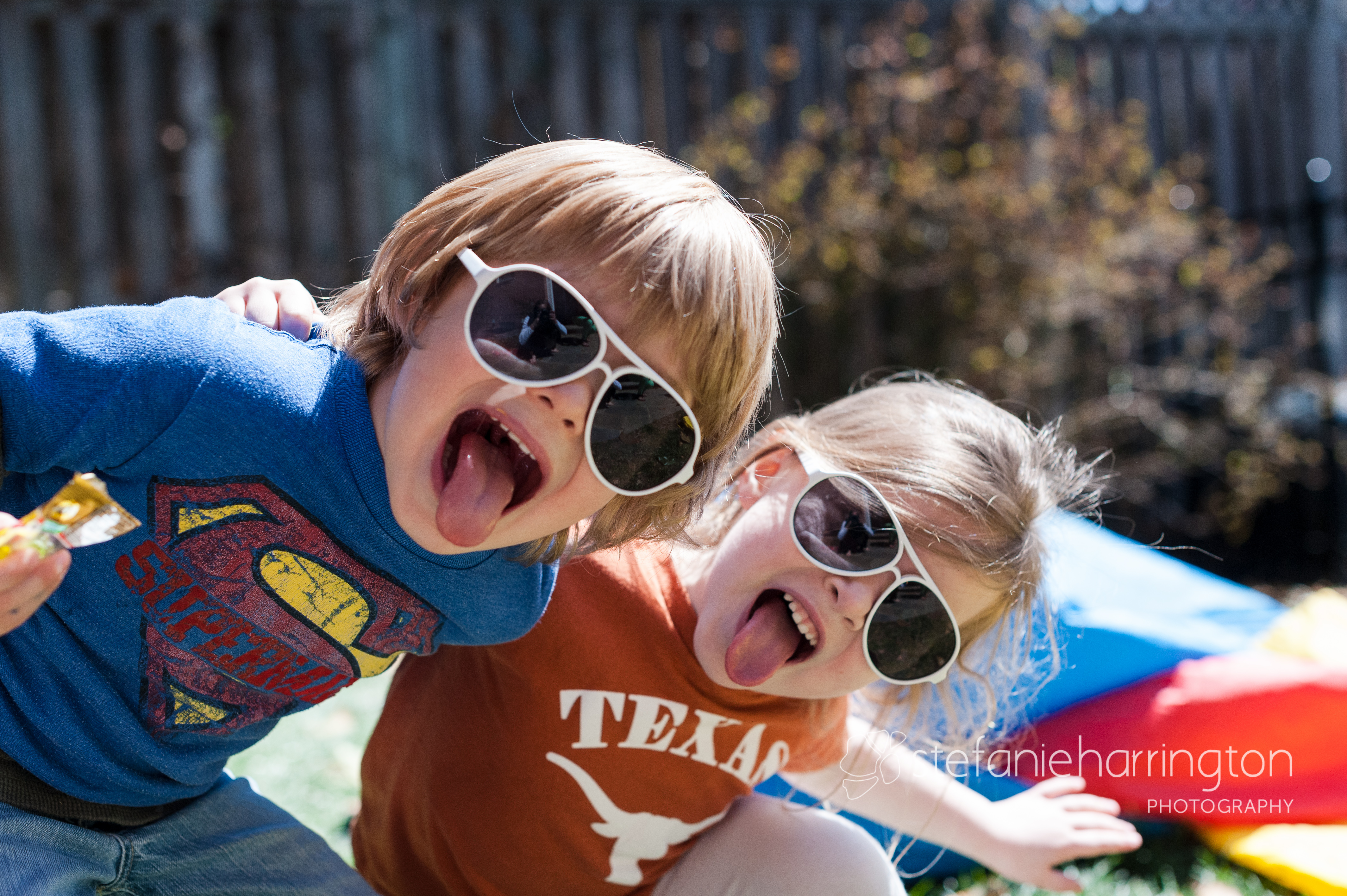 5 year old silliness with friends