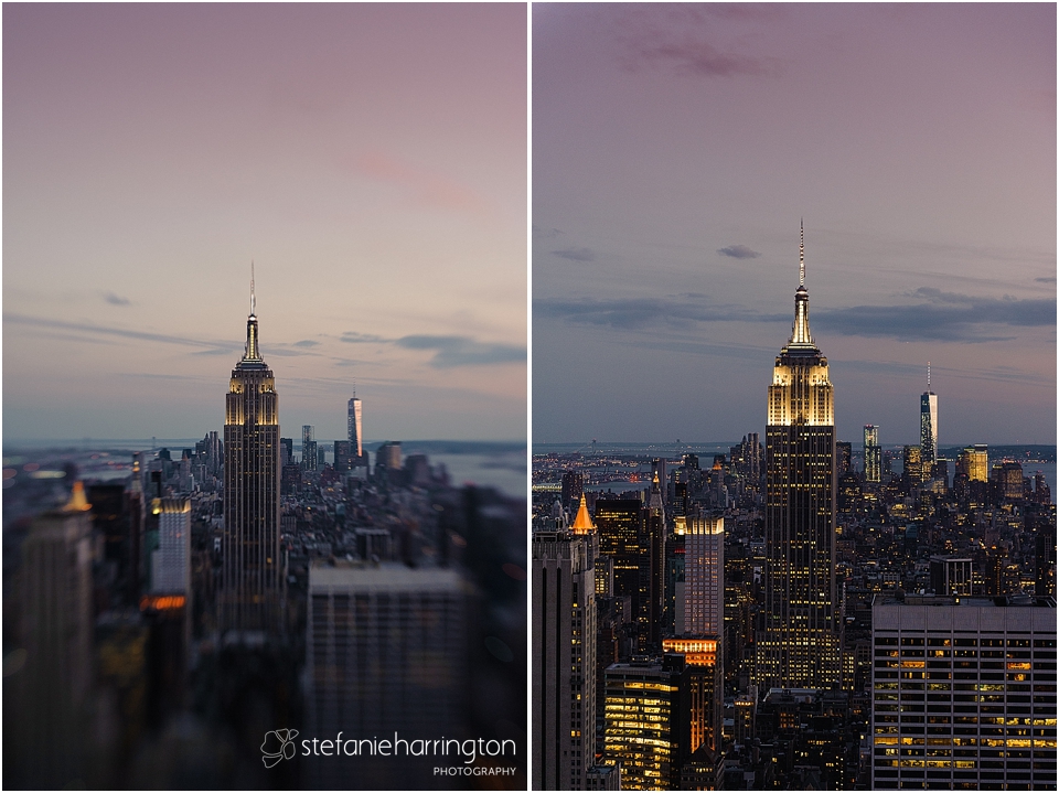 destination photographer nyc top of the rock sunset views