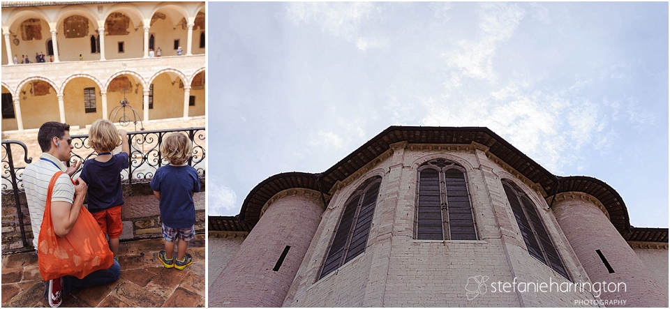 travel photographer umbria inside the basilica in assisi