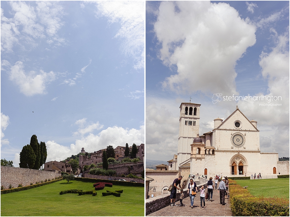travel photographer umbria basilica assisi