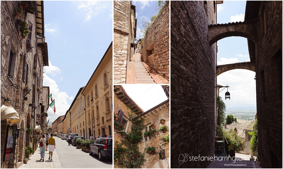 travel photographer umbria assisi streets